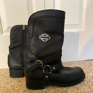 Harley Davidson Leather Ladies riding boots